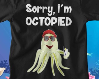 Sorry I'm Octopied. Toddler jersey t-shirt