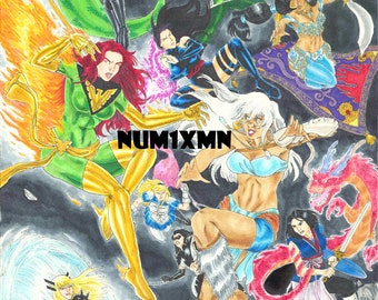 X-mujeres vs Princesas Disney