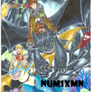 How To Train Your Dragon Print