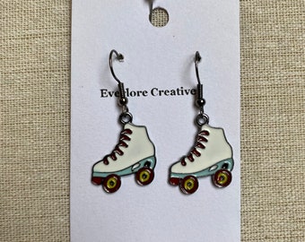 Roller skate EARRINGS - activity - exercise - fun - sport - riding - wheels - shoes