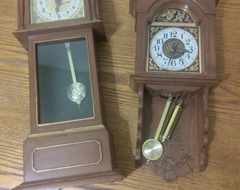 spartus wall clocks etsy
