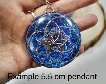 CUSTOM Orgonite Pendant | Orgone Generator | Shungite | Authentic Orgonite | 5G | EMF Protection Necklace