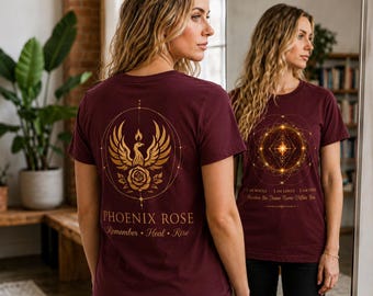 Mary Magdalene Shirt | Divine Feminine Shirt | Sacred Geometry T-Shirt | Bella+Canvas Women's Tee | Spiritual Gift