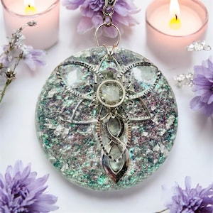 Ascension Codes Orgonit Anhänger | Höheres Bewusstsein | EMF-Schutz | spiritueller Schmuck | Energie-Werkzeug der Heiligen Geometrie