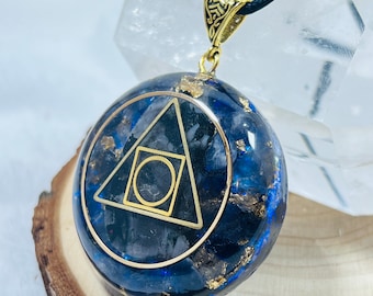 Magic Merlinite Seal of Alchemy Orgonite Pendant - Orgone Generator - ORMUS - Authentic Orgonite - 5G - EMF Protection - Boho - Starseed