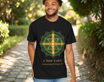 New Earth Creation Codes Shirt | Sacred Geometry Tee | Spiritual Shirt | Comfort Colors® | Spiritual Shirt | Meditation Yoga Gift