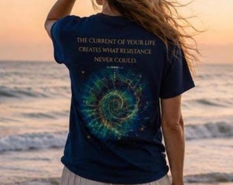 Where Resistance Ends, Possibility Begins | Sacred Geometry T-Shirt | Inspirational Unisex Tee | Personal Growth Gift | Mindfulness Shirt