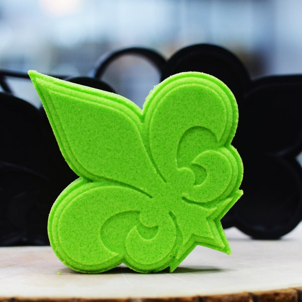 Fleur-de-lis Bath Bomb Mold