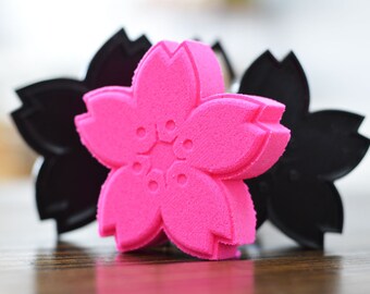 Molde de bomba de baño de flor de cerezo