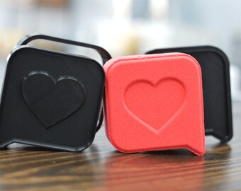 Heart Message Bath Bomb Mold