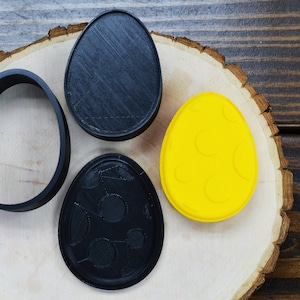 Flat Egg Bath Bomb Mold