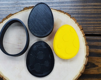 Flat Egg Bath Bomb Mold