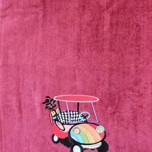 Gesticktes Golfhandtuch mit Clip