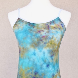 Tie-Dyed Camisole - SMALL Tank Top, Spaghetti Strap, Layering tank top