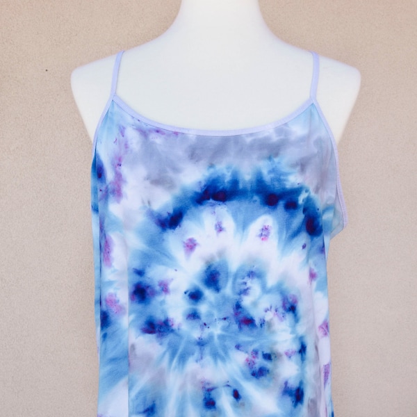 Tie-Dyed Camisole Tank Top, Spaghetti Strap, Layering tank top - 2XLARGE