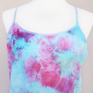 Tie-Dyed Camisole - 2XLARGE Tank Top, Spaghetti Strap, Layering tank top