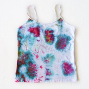 Tie-Dyed Camisole - LARGE Tank Top, Spaghetti Strap, Layering tank top