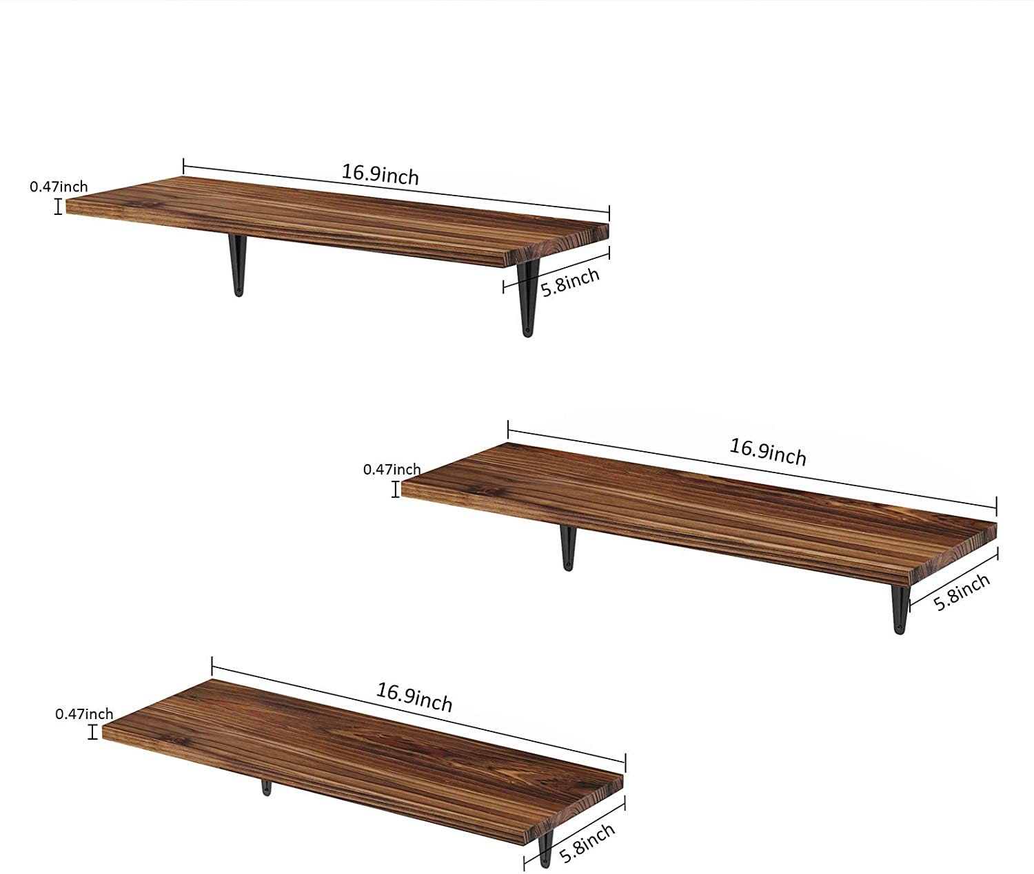 Estantes flotantes estantes de almacenamiento de pared de | Etsy