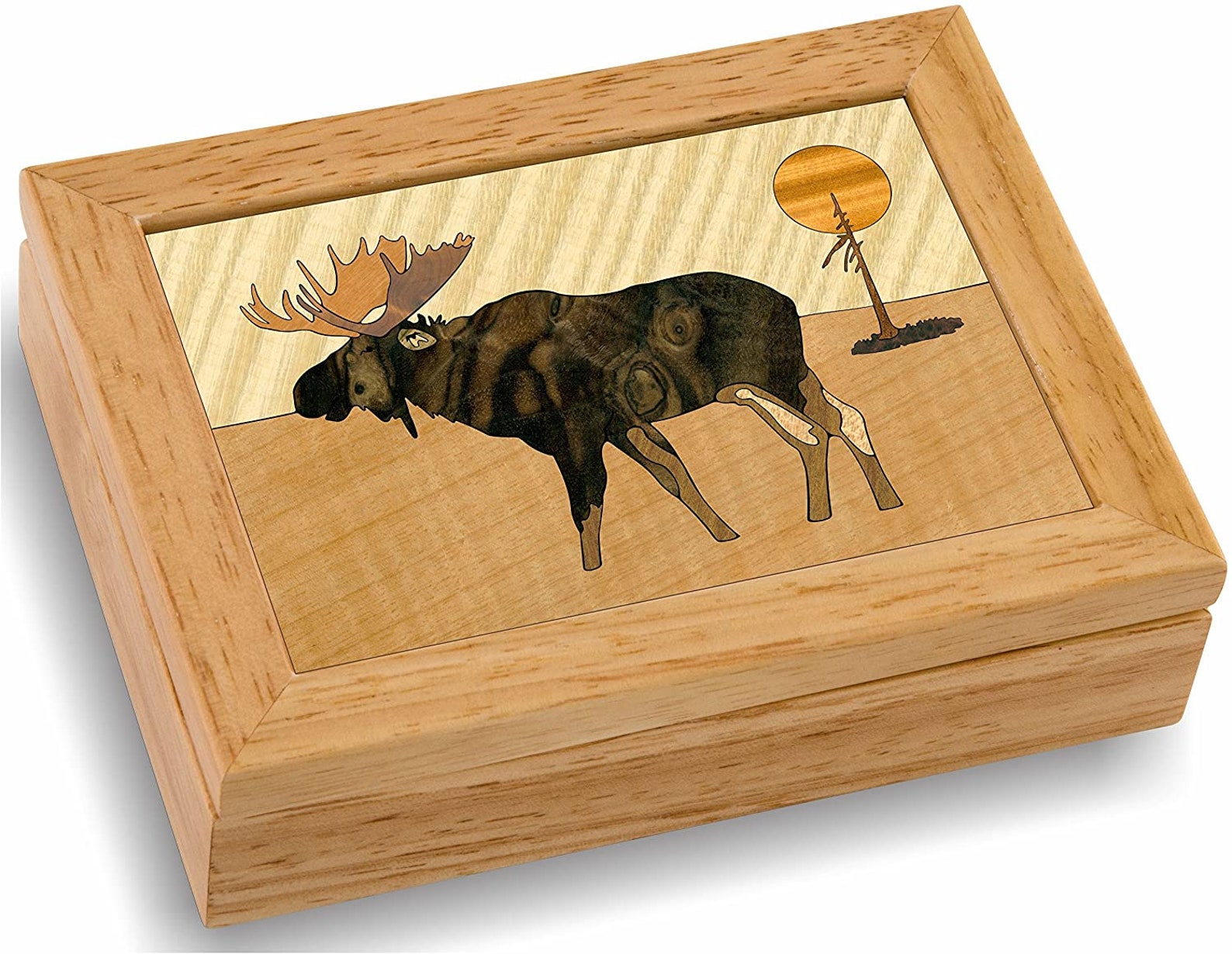 Wood Art Box Handmade USA Trinket Jewelry Boxes & Gift Etsy