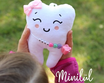 SUPER cute Tooth Fairy Pillow :) tooth locket with name, PERSONALIZED!