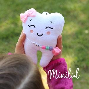 SUPER cute Tooth Fairy Pillow :) tooth locket with name, PERSONALIZED!