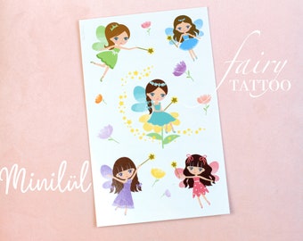 Fairy tattoo for kids :) Cute Girl's Temporary Tattoos