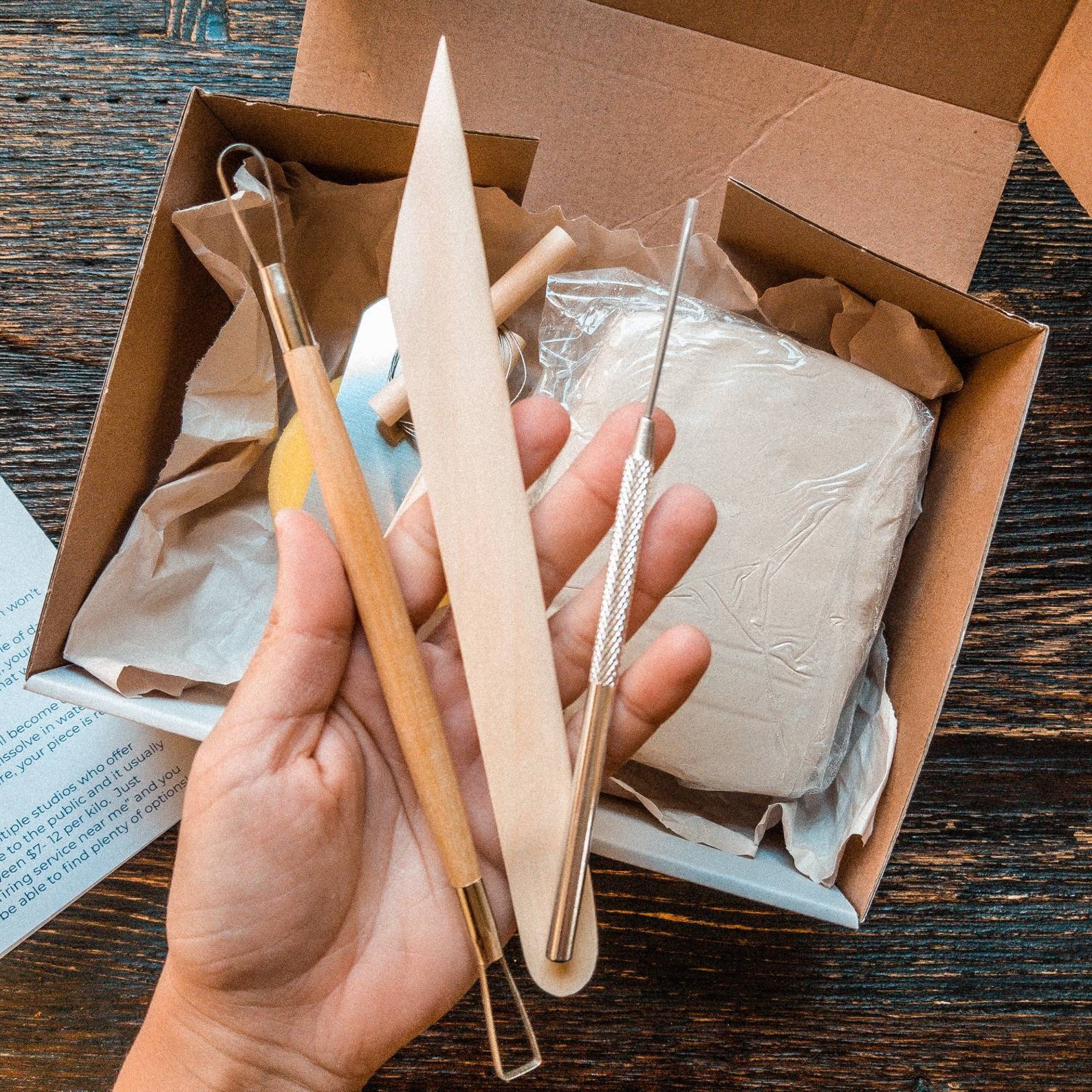 DIY Pottery Kit Make your own pottery mug or ceramic planter Etsy