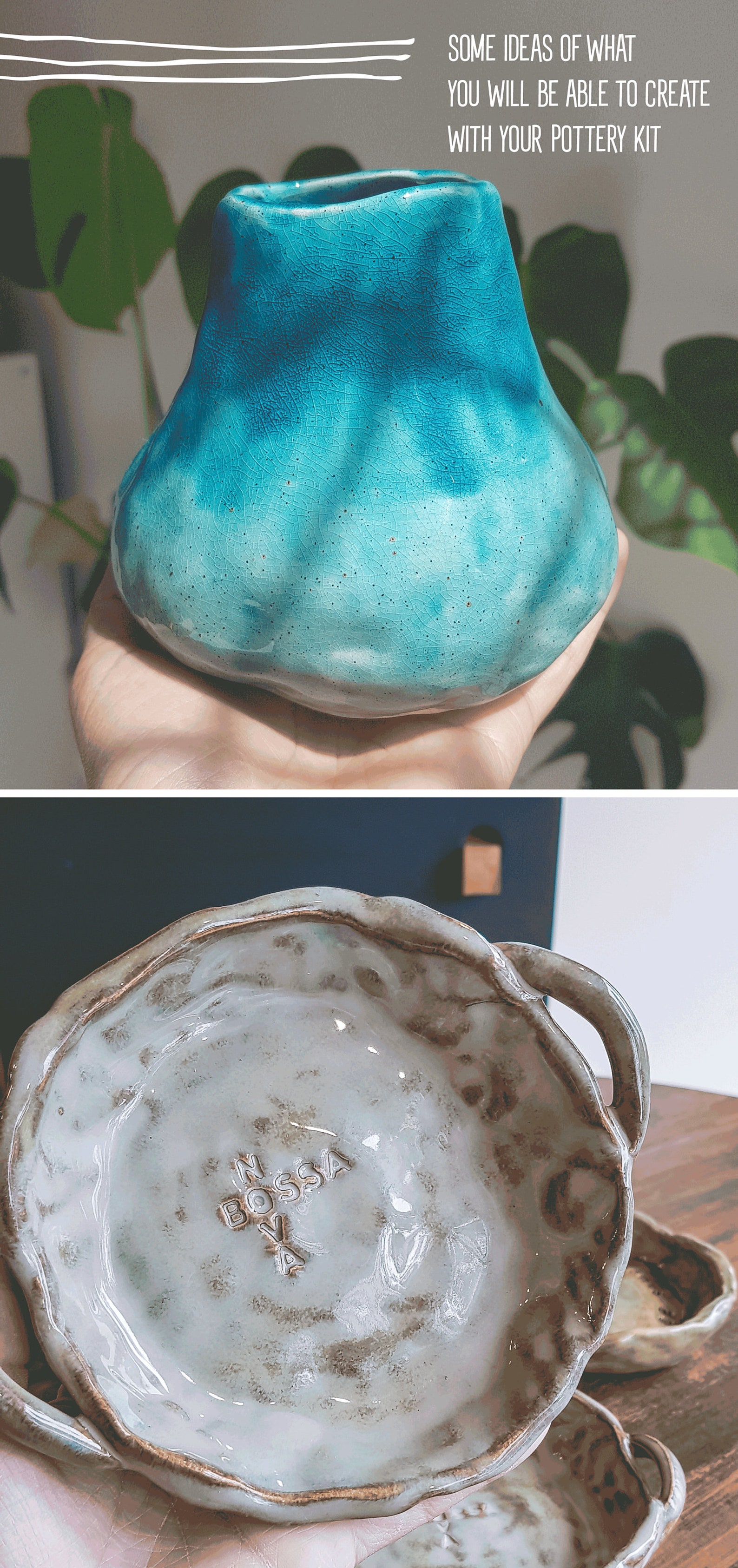 DIY Pottery Kit Clay Kit Make Your Own Pottery Mug or Etsy