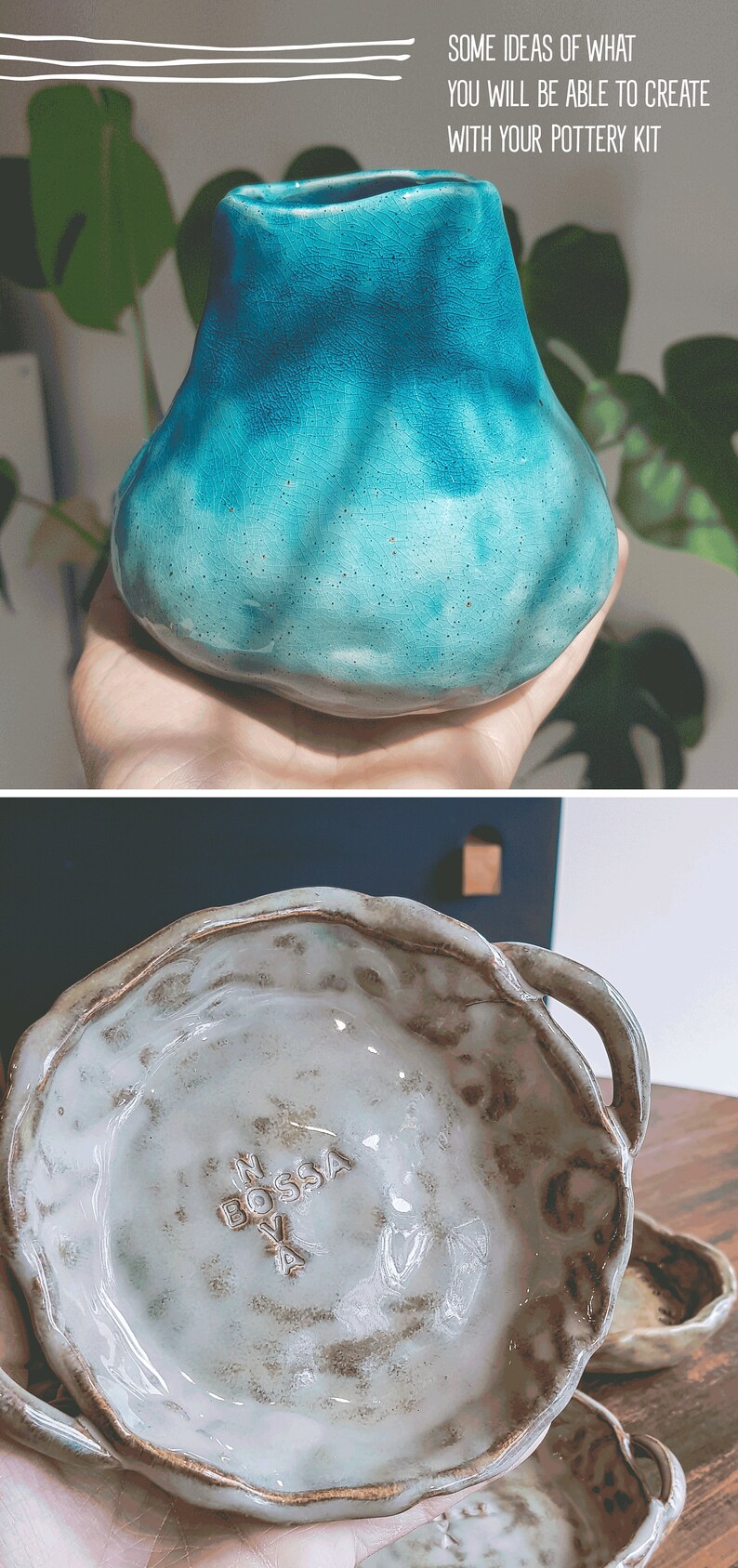 DIY Pottery Kit Clay Kit Make Your Own Pottery Mug or Etsy