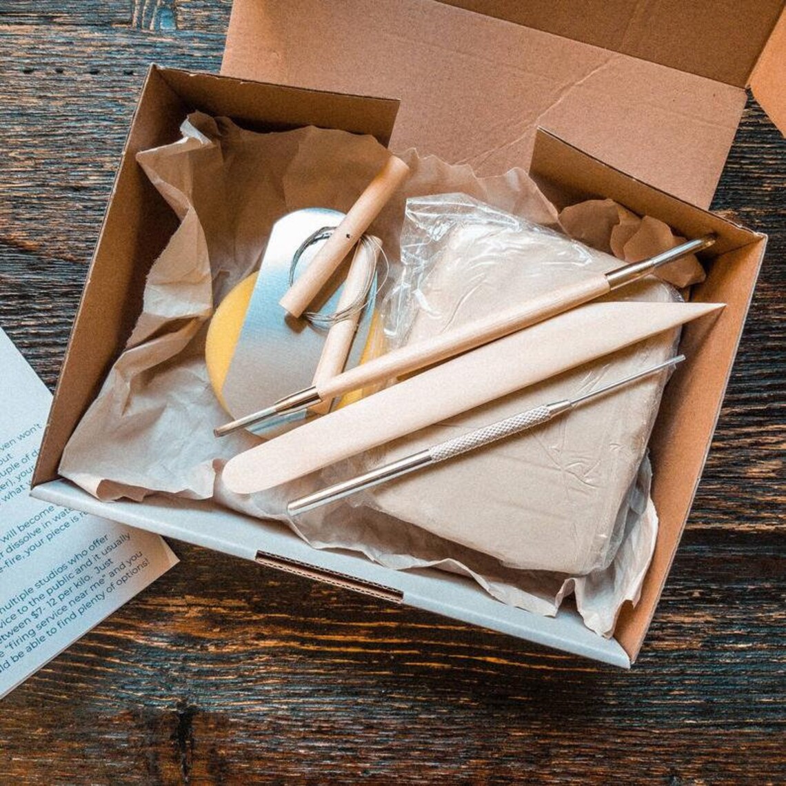 DIY Pottery Kit Clay Kit Make Your Own Pottery Mug or Etsy