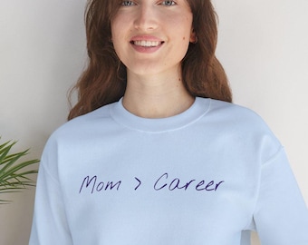 Mom Sweatshirt Front Back Stay at Home Mom Sweatshirt Mother Gift Homeschool Mom Sweatshirt Gift for Mom