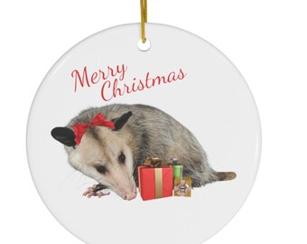 Opossum Ornament Opossum Christmas Ornament Texas Ornament Opossum Gift for Him Her Teen Ornament Gift Idea
