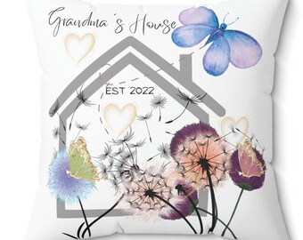 Personalized Grandma's House Pillow, Nana Pillow, Gigi Gift, Mother's Day, Gift for Grandma, Personalized Gift, Birthday Grandma, Nana, Gigi