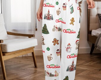 Christmas Pajama Pants Womens Made In USA Ships to USA Only Teen Girl Pajama Pants Christmas Wear Christian Christmas Pajamas Gift for Her