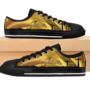 Jesus Shoes Women&#39;s Christian Sneakers Faith Bible Shoes Women of Faith Jesus Gift
