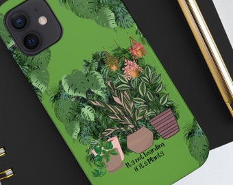 Phone Case Plant iPhone Hoarding Plants Phonecase Plant Gift iPhone Case  Plant Lover Plant Mom Plant Dad Houseplants iPhone 14, 13, 12, 11