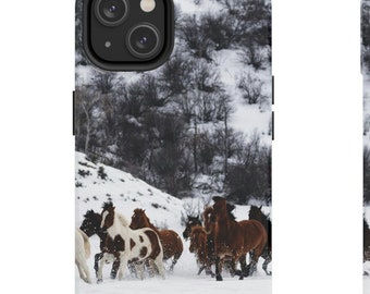 Horse Phone Case, iPhone Case, Wild Horse, Phone Case, iPhone 14, 13, 12,11, Nature, Country, Western Phone Case, Gift Idea, Horse Gift