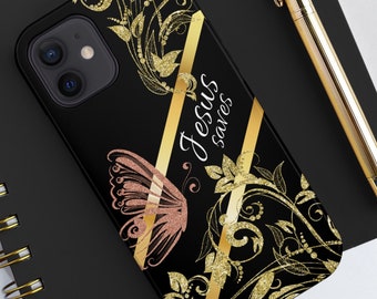 Funda para teléfono de Jesús, funda para iPhone cristiana, espiritual, regalo religioso, funda para teléfono con la Biblia, regalo cristiano para mujer/niña, Confirmación, Primera Comunión.