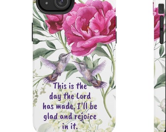 Scripture Phone Case iPhone Case Christian Phone Cover Bible Verse iPhone Case Religious Gift Christian Women Christian Teen Girl Phone Case