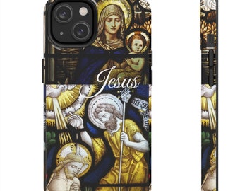 Jesus Phone Case Jesus Mary iPhone Case Catholic Gift, Phone Cover Jesus, Religious Gift Catholic Phone Case Christian Gift First Communion