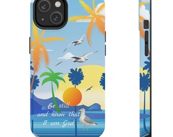 Scripture Phone Case iPhone Case Christian Beach Bible Verse Phone Case, Beach Religious Gift iPhone Case God, Gift Idea Beach Spiritual