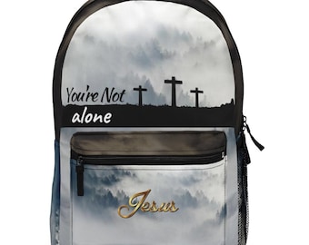 Christian Backpack Made in USA Jesus Backpack Christian Gift for Christian Teen Religious Backpack Cross Faith Backpack