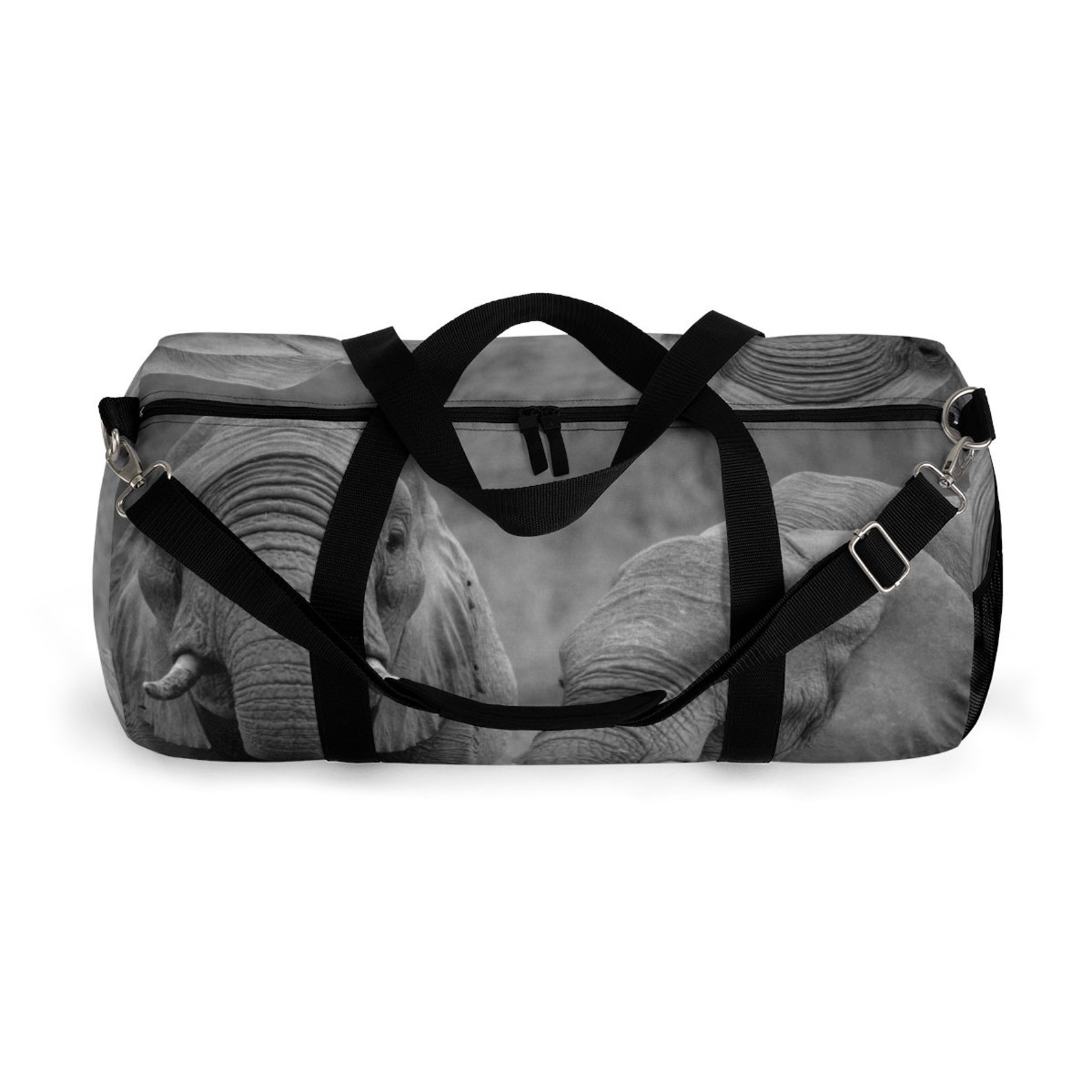 Elephant Duffel Bag Wildlife Weekender Bag Travel Bag Duffle Etsy