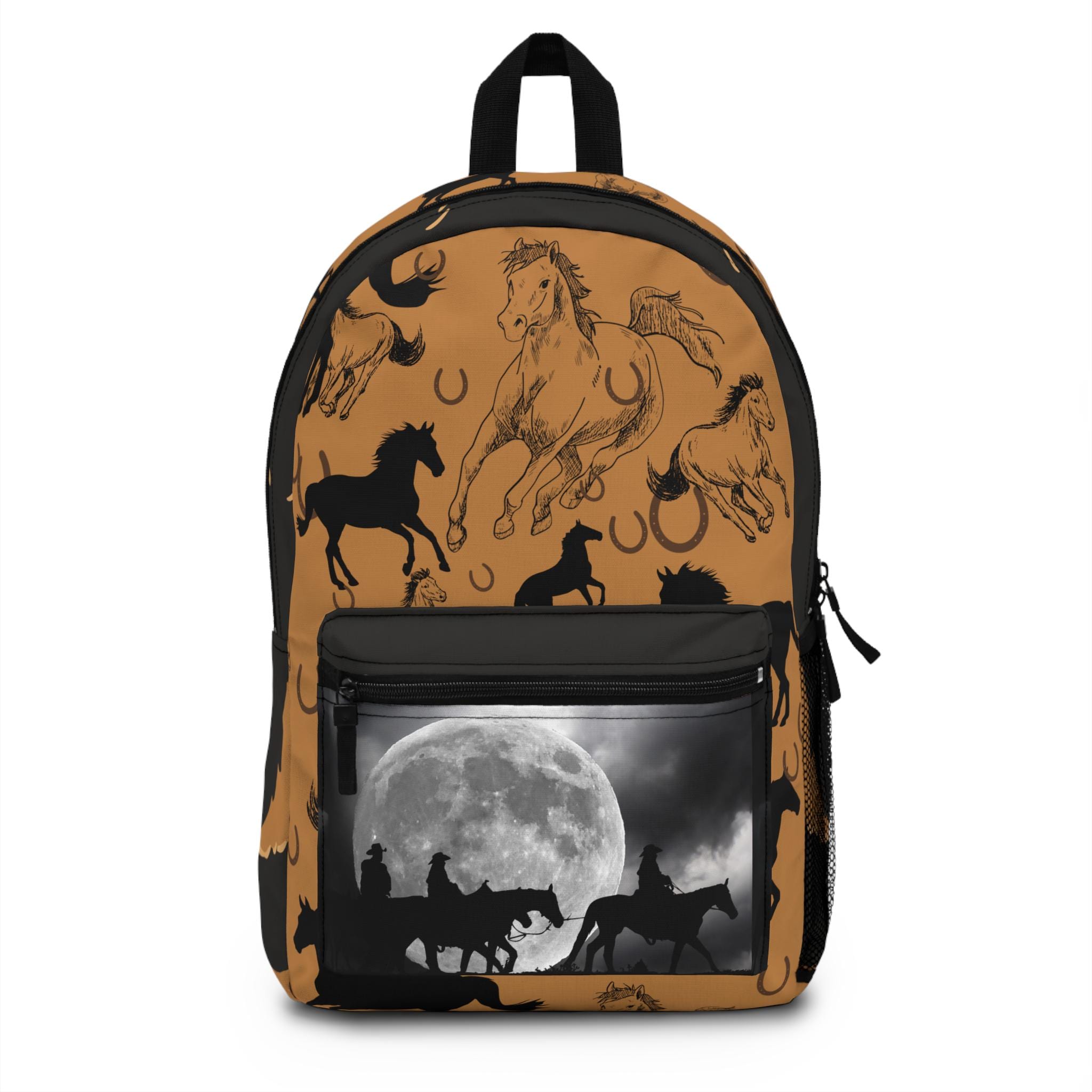 Horse Backpack Western Backpack Cowgirl Backpack Vaquera Horse Pencil Pouch Western Horse Backpack - Etsy main image 2
