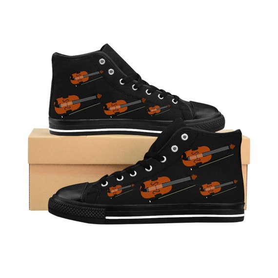 Viol n Zapatillas altas para hombre Zapatos de m sica para m sico