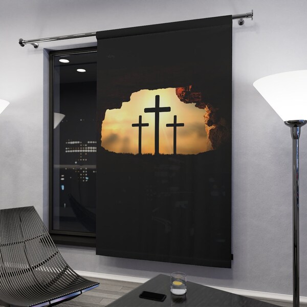 Christian Curtains Etsy