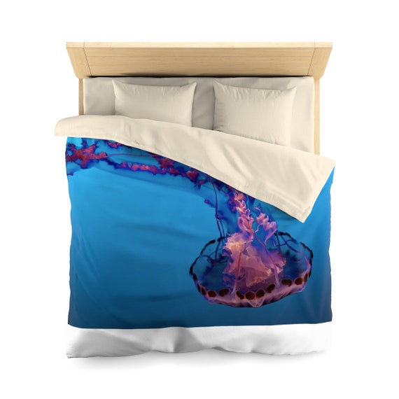Jellyfish Duvet Cover Queen Twin Jellyfish Bedding Bedroom Etsy