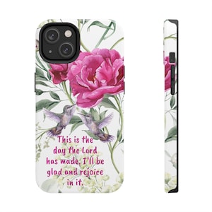 Bible Verse Phone Case iPhone Case Christian Phone Cover Scripture iPhone Case Religious Gift Christian Women Christian Teen Girl Phone Case