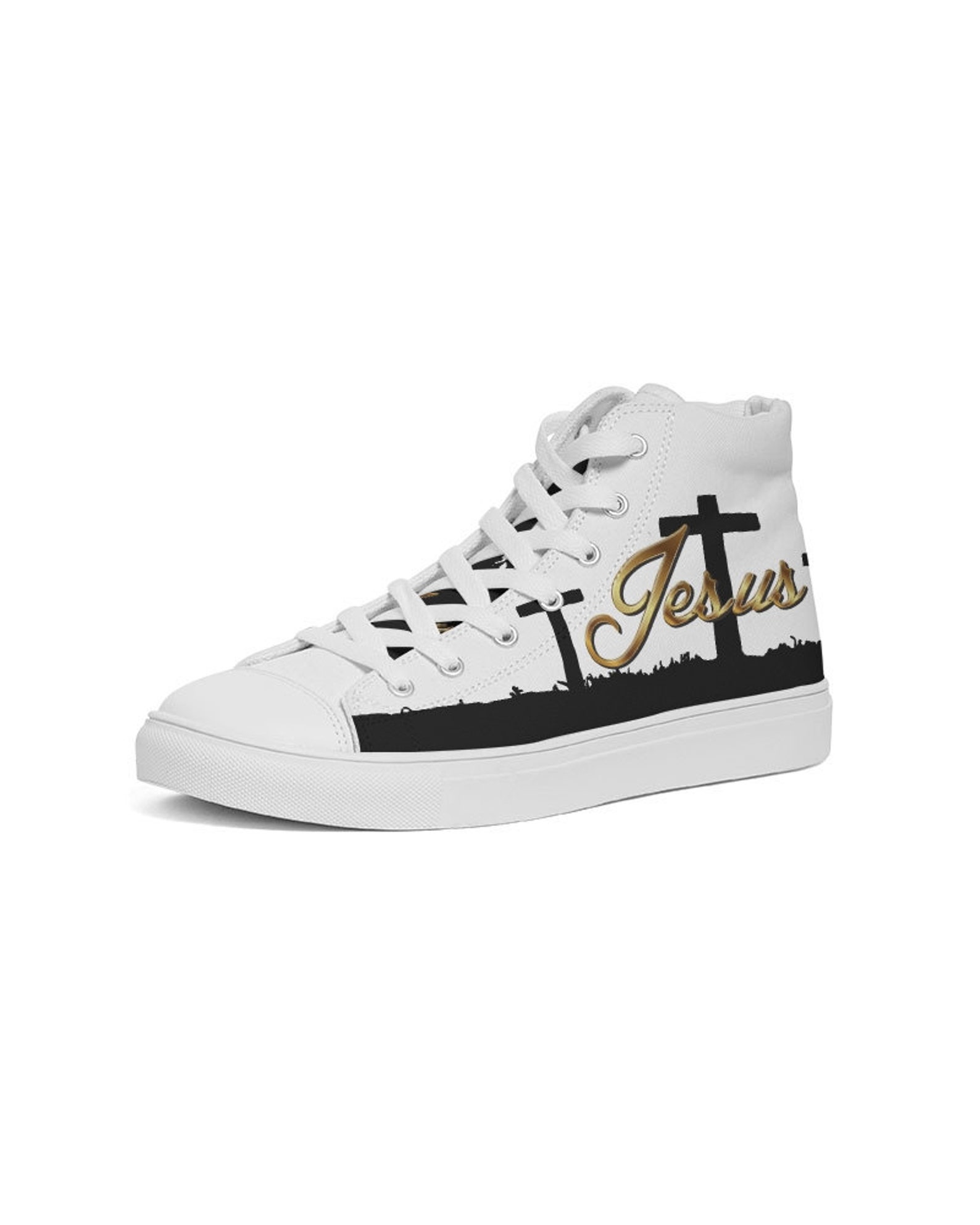 Christian Sneakers Mens Jesus Tenis Shoes Jesus Hi Top Etsy España