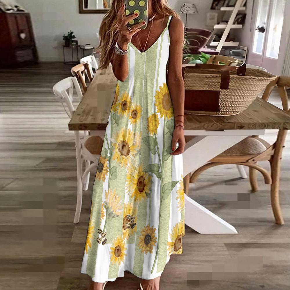 Sunflower Dress Women - Etsy